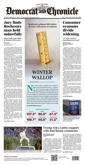 Cover of Democrat and Chronicle