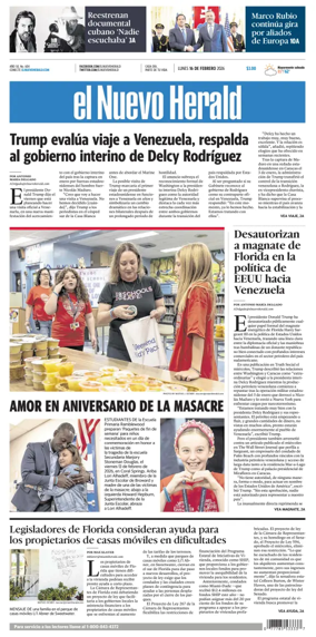 Cover of El Nuevo Herald