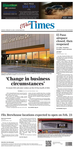 Cover of El Paso Times