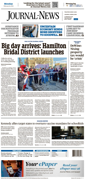 Cover of Hamilton Journal News