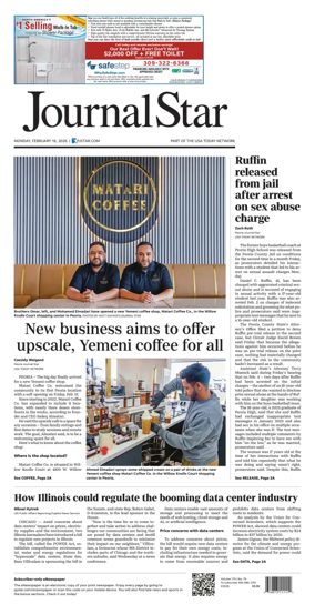 Cover of Journal Star (Peoria)