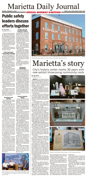 Cover of Marietta Daily Journal
