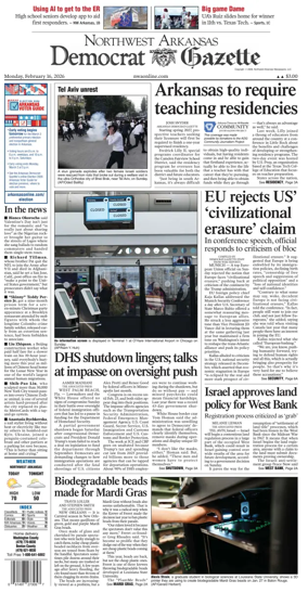 Cover of Northwest Arkansas Democrat-Gazette