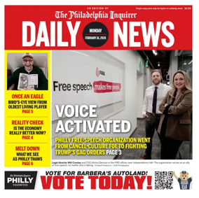 Cover of Philadelphia Daily News