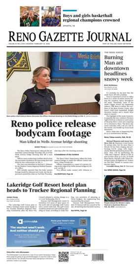 Cover of Reno Gazette Journal