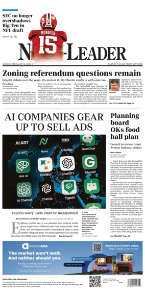 Cover of Springfield News-Leader