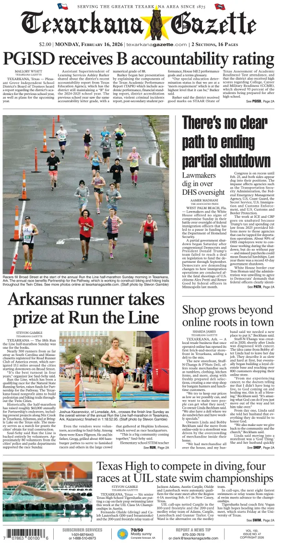 Cover of Texarkana Gazette