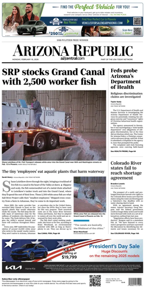 Cover of The Arizona Republic