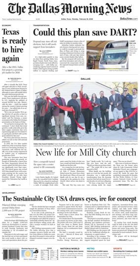 Cover of The Dallas Morning News