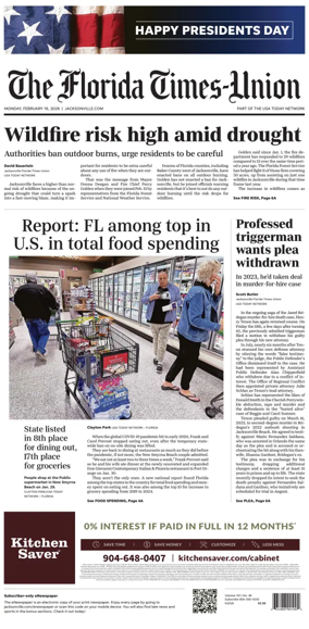 Cover of The Florida Times-Union