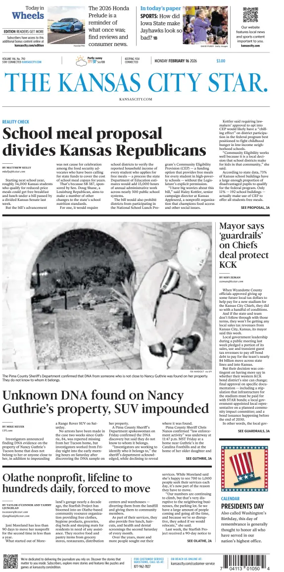Cover of The Kansas City Star