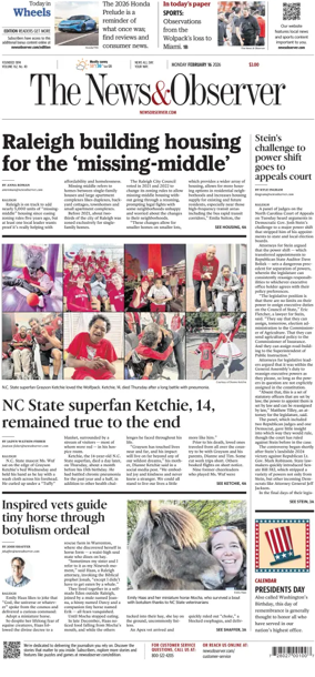 Cover of The News & Observer