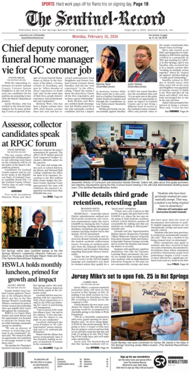 Cover of The Sentinel-Record