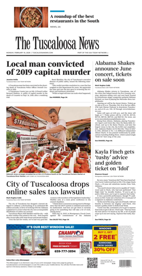 Cover of The Tuscaloosa News