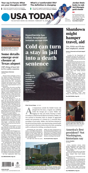 Cover of USA TODAY US Edition
