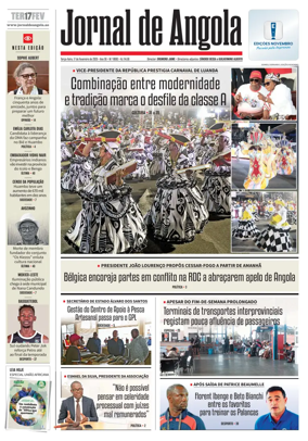 Cover of Jornal de Angola