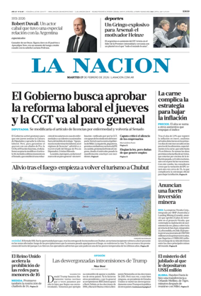 Cover of La Nacion