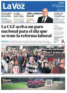 Cover of La Voz del Interior