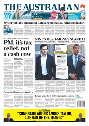 Cover of The Australian