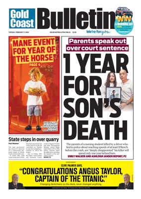 Cover of The Gold Coast Bulletin
