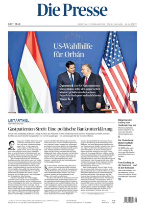 Cover of Die Presse