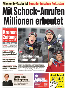 Cover of Kronen Zeitung