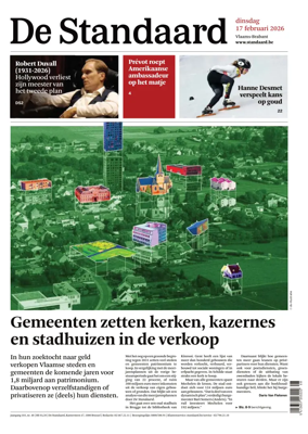 Cover of De Standaard