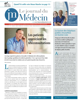 Cover of Journal du Medecin (French)