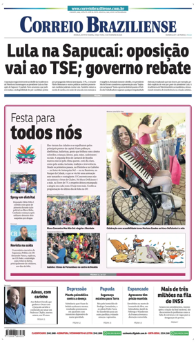 Cover of Correio Braziliense