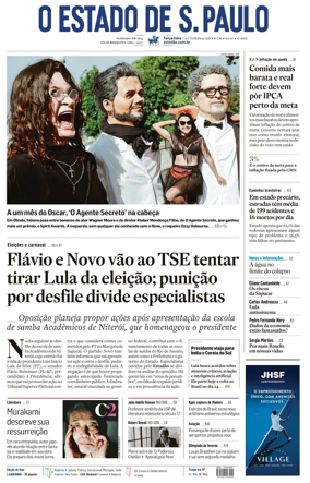 Cover of O Estado de S. Paulo