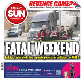 Cover of Calgary Sun
