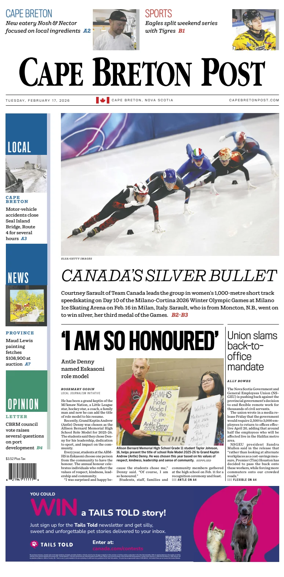 Cover of Cape Breton Post