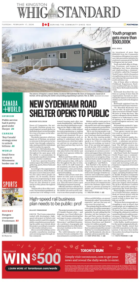 Cover of Kingston Whig-Standard