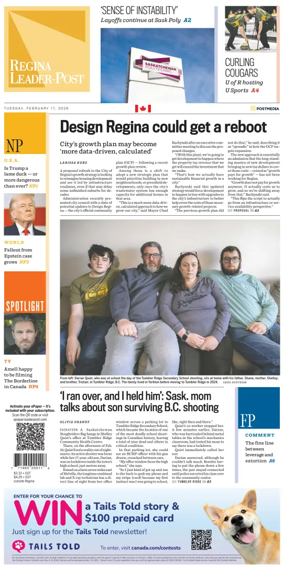 Cover of Regina Leader-Post
