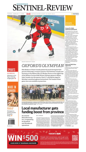 Cover of Sentinel-Review (Woodstock)