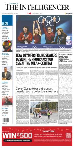 Cover of The Intelligencer (Belleville)
