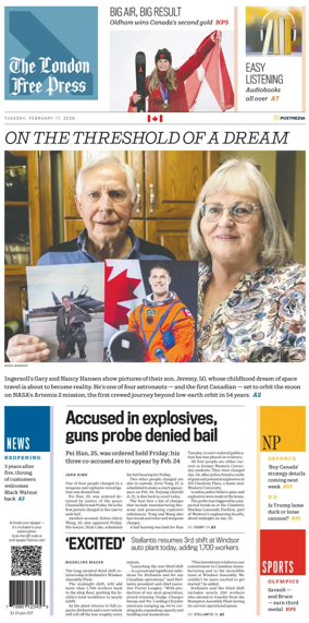 Cover of The London Free Press