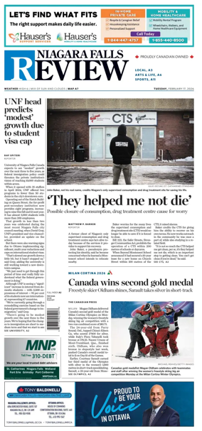 Cover of The Niagara Falls Review