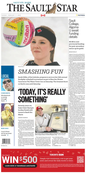 Cover of The Sault Star