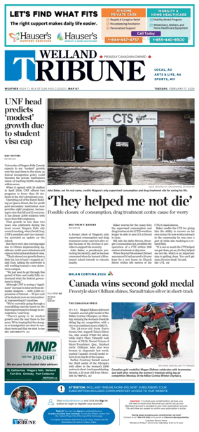 Cover of The Welland Tribune