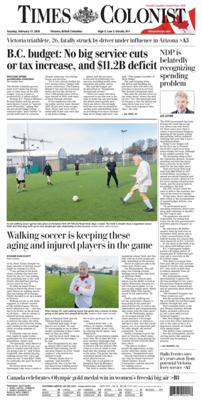 Cover of Times Colonist