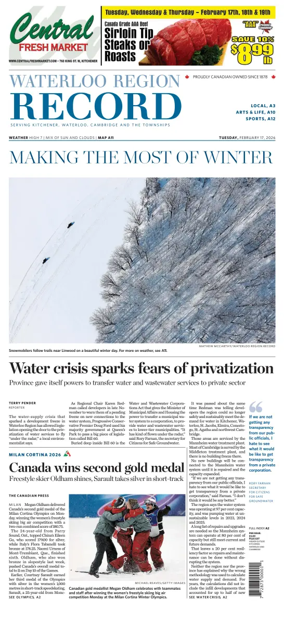 Cover of Waterloo Region Record