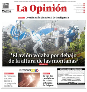 Cover of La Opinion