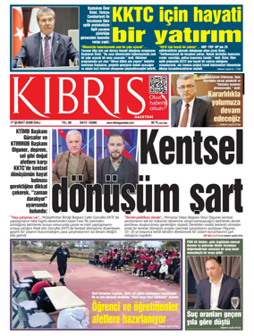 Cover of Kibris Gazetesi