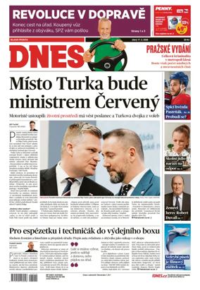 Cover of Dnes Prague Edition