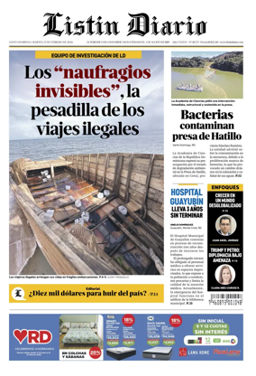Cover of Listin Diario