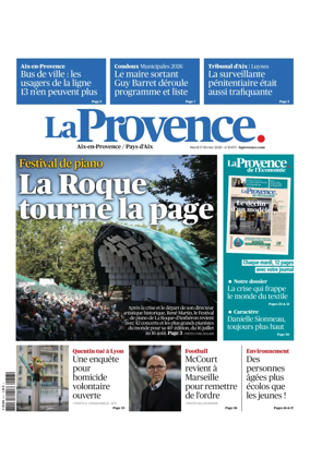 Cover of La Provence Aix-en-Provence / Pays d'Aix