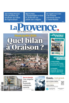 Cover of La Provence Alpes-de-Haute-Provence