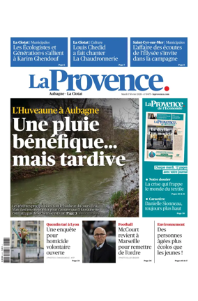 Cover of La Provence Aubagne-La Ciotat