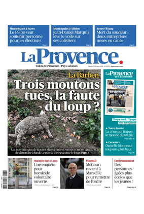 Cover of La Provence Salon-de-Provence / Pays salonais